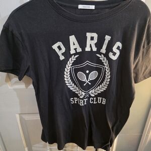 Maurices Black Paris Sport Club Kids Tee